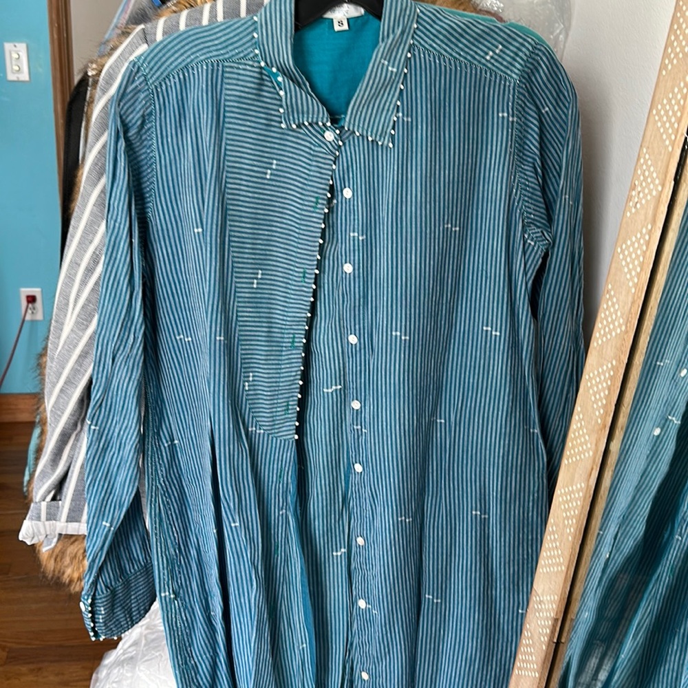 Never worn nice long sleeve cotton from India